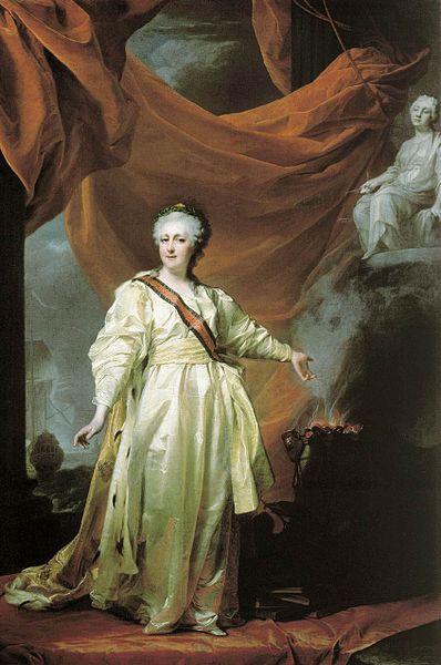 Dimitri Levitzky Portrait of Catherine II France oil painting art